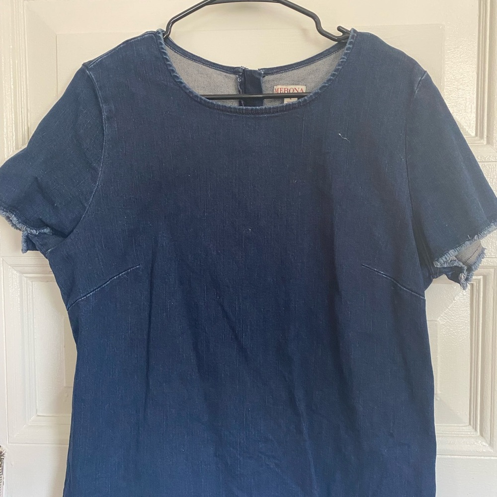 Merona Denim Short Sleeve Shirt